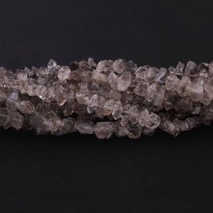 1 Strand AAA Quality Herkimer Diamond Quartz Nuggets, 3mmx5mm-4mmx19mm Center Drilled Beads - Herkimer Rough Stone BR2413 - Tucson Beads