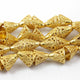 1 Strand 24k Gold Plated Designer Copper Casting Cone Beads - Jewelry- 19mm-20mm 9 Inch Gpc916 - Tucson Beads