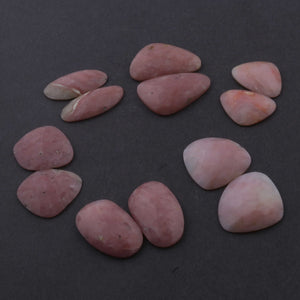 Top Quality Natural Pink Opal Cabochon Matched Pair - Rose Cut Pink Opal Loose Gemstones  LGS673 - Tucson Beads