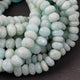 1 Long Strand Russian Amazonite Faceted  Rondelles - Amazonite Faceted Round Beads 10mm-13mm 10.5Inch BR3890 - Tucson Beads