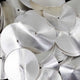 8 Pcs Wavy Disc Beads  925 Silver Plated On Copper -Potato Chips Beads -Loose Wave Disc Beads  50mmx45mm GPC939 - Tucson Beads