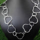 AAA Quality 5 Necklace Top Quality 3 Feet Each Silver Plated on Copper Clover Shape with Round Circle Link Chain - Each 36 inch GPC924 - Tucson Beads