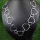 AAA Quality 5 Necklace Top Quality 3 Feet Each Silver Plated on Copper Clover Shape with Round Circle Link Chain - Each 36 inch GPC924 - Tucson Beads