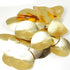 5 Pcs Wavy Disc Beads 24k Gold Plated On Copper -Potato Chips Beads -Loose Wave Disc Beads  46mmx42mm GPC941