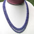 975ct. 4 Strands Of Genuine Tenzanite Necklace - Faceted Rondelle Beads - Rare & Natural Tenzanite Necklace - Stunning Elegant Necklace - SPB0034