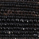 2 Strands Smoky Quartz Faceted Rondelles Briolettes - Smoky Quartz Round Beads 5mm-10mm 9 Inch BR2906 - Tucson Beads