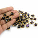 10 Pcs Amethyst 925 Sterling Vermeil Faceted Assorted Shape double Bail connector  -  15mmx9mm-23mmx9mm  SS727 - Tucson Beads
