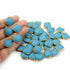 10 Pcs Turquoise 925 Sterling Vermeil Faceted Cushion Single Bail Pendant - 20mmx17mm SS729
