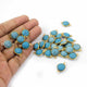 10 Pcs Turquoise 925 Sterling Vermeil Faceted Round Double Bail Cnnector -  17mmx11mm SS730 - Tucson Beads