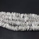 1 Strand  Wave Disc Beads  925 Silver Plated On Copper -Potato Chips Beads  20mm 8 INch Strand GPC935 - Tucson Beads