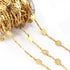 1 Foot Gold Plated Copper Chain - Cable Link Chain - Round Chain - Gold Necklace Chain - Soldered Chain GPC978