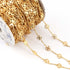 5 Feet Gold Plated Copper Chain - Cable Link Chain - Round Chain - Gold Necklace Chain - Soldered Chain GPC976