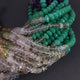 1 Strand Excellent Quality Multi Stone Faceted Rondelles - Mix Stone Roundles Beads 5mm-8mm 9 Inches BR2077 - Tucson Beads