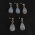Genuine and Rare Rainbow Moonstone Pear Shape Pendant - 925 Sterling Silver - Gemstone Pendant SJ330