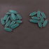 5 Pcs Blue Aqua Chalcedony Faceted Rectangle Shape Oxidized Silver Plated Connector/Pendant  33mmX11mm-30mmX11mm PC048