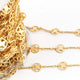 5 Feet Gold Plated Copper Chain - Cable Link Chain - Round Chain - Gold Necklace Chain - Soldered Chain GPC976 - Tucson Beads