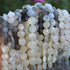1 Strand Shaded Moonstone Faceted Coin Briolettes - Shaded Moonstone Coin Beads 10mm 8.5 inches BR1451