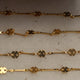 3 feet Gold Plated Copper Chain - Cable Link Chain - Designer Chain - Gold Necklace Chain - Soldered Chain GPC999 - Tucson Beads