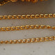 5 FEET Gold Plated Copper Chain - Cable Chain - Copper Gold Curb Chain - Gold Necklace Chain 10mmx6mm  GPC1002 - Tucson Beads