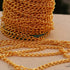 5 FEET Gold Plated Copper Chain - Cable Chain - Copper Gold Curb Chain - Gold Necklace Chain 10mmx6mm  GPC1002