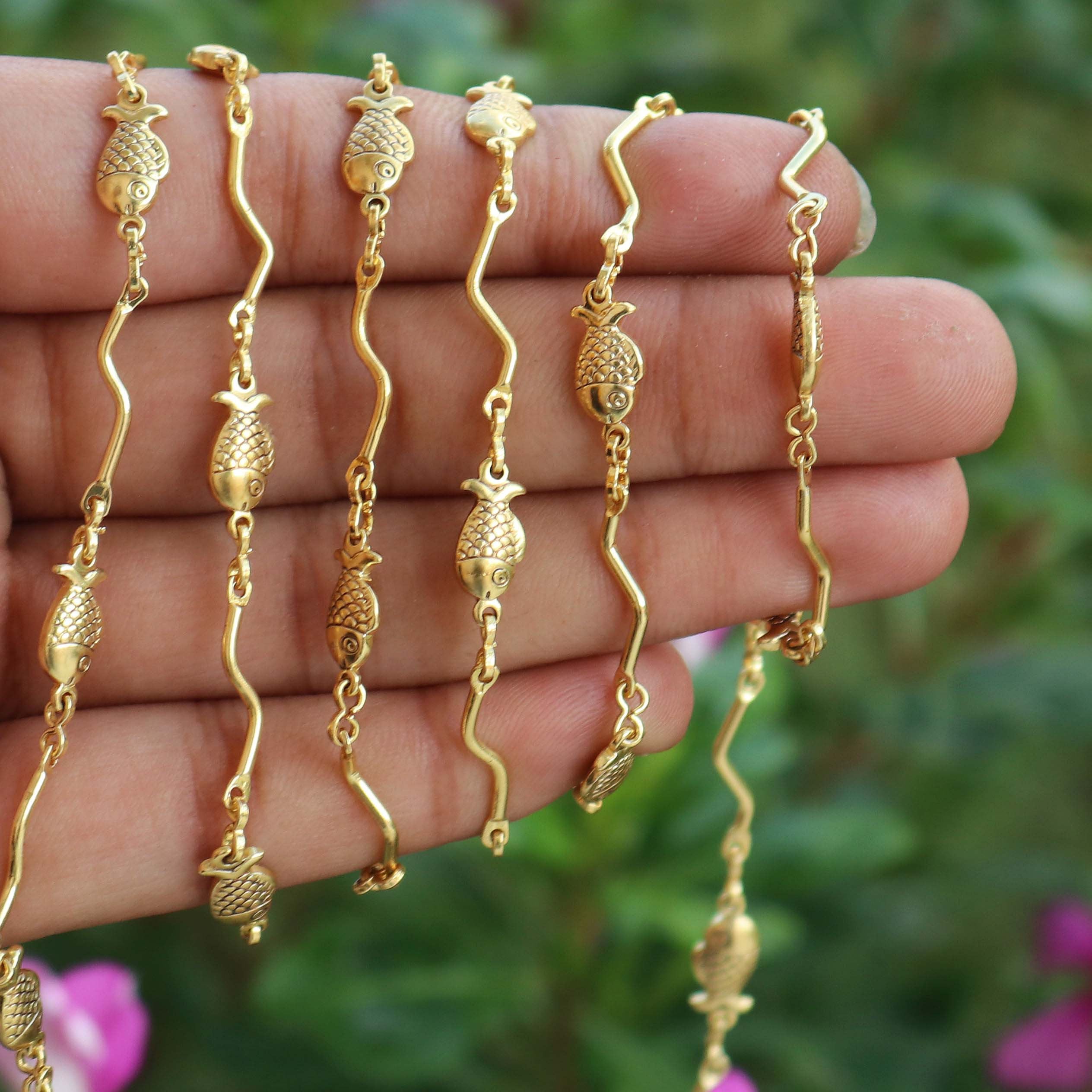 22K Gold Drop Earrings For Women - 235-GER16138 in 3.250 Grams