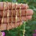 5 Feet Gold Plated Copper Chain - Cable Link Chain - Designer Fish Chain - Gold Necklace Chain - Soldered Chain GPC1003