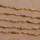 5 Feet Gold Plated Copper Chain - Cable Link Chain - Designer Fish Chain - Gold Necklace Chain - Soldered Chain GPC1003 - Tucson Beads
