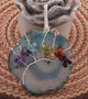 Green Agate Silver Plated tree of life Pendant ,Tree of life pendant, Family tree Pendant,(YOU CHOOSE)HS030 - Tucson Beads