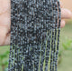 5 Strands Snow Flake Obsidian Faceted Rondelles , Snow Flake Round Beads, Small Beads 3mm 13 Inches RB407 - Tucson Beads