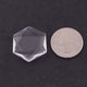 Set Of 5 PCS Clear Crystal  Quartz Merkaba Stars For Reiki Healing, Chakra balancing, Crystal Grid, 18mm HS087 - Tucson Beads