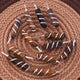 Tiger Eye  Spiral Wire Wrapped Pencil Point Pendant Gemstone- Silver Wire Wrapped Pendant HS0113 - Tucson Beads
