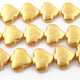 1 Strand 24k Gold Plated Designer Copper Casting Fancy Heart Shape Beads - 26mmx30mm - Jewelry - 8 Inches GPC124 - Tucson Beads