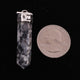 1 PC Dendrite Opal Pencil Point Gemstone Crystal 925 Silver Plated Pendant - Silver Toned Ornate Pendant 41mmx8mm HS167 - Tucson Beads