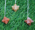1PCS Carnelian Merkaba Star Pendulum Reiki Healing Meditation- Reiki Point Healing Natural Yoga Gift Love Chakra31mmx29mm25mmx23mm HS282