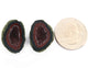 Natural Tabasco Geode Pairs -- With Sparkling Druzy Drusy Cabochon Cab Wholesale For Designer  Matching Pair  #041 - Tucson Beads