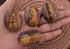 4 Pcs Set Tiger Eye Usui Reiki Set ~ Perfect Healing, Tiger Eye Grid Runic Reiki Healing Stones HS027