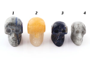 Prehnite Skull, Gemstone Skull, Carved Gemstone Skull, Crystal skull, witchcraft crystal, healing crystals and stone HS053 - Tucson Beads