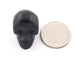 Black Obsidian Skull, Gemstone Skull, Carved Gemstone Skull, Crystal skull, witchcraft crystal, healing crystals and stone HS055 - Tucson Beads