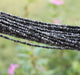 5 Strands Snow Flake Obsidian Faceted Rondelles , Snow Flake Round Beads, Small Beads 3mm 13 Inches RB407 - Tucson Beads