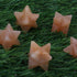 1Pc Peach Moonstone Healing Star Gemstone, Metaphysical Crystal Star, Lemurian, Octahedron Star, Merkaba Star- Gemstone Merkaba 18mm HS201