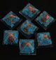 1Pcs Turquoise Baby Orgone Pyramid, Reiki Healing Crystal Pyramid, Spiritually Accelerator Stone of Comfort Protection 26x19m1m HS210 - Tucson Beads