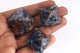 2Pcs Lapis Baby Orgone Pyramid, Reiki Healing Crystal Pyramid, Spiritually Accelerator Stone of Comfort Protection 26x19mm HS215 - Tucson Beads