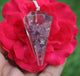 2 PCS Amethyst Crystal  Point Pendulum Handmade Jewelry Meditation Reiki Point Healing Natural  Love Chakra 49mmx17mm-42mmx14mm HS270 - Tucson Beads