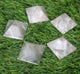 2 Pcs Crystal Quartz Pyramid, Pyramid Shaped Crystal Quartz Stone - Reiki Healing Crystal Pyramid, 33mmx29mm HS276 - Tucson Beads