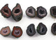 Natural Tabasco Geode Pairs -- With Sparkling Druzy Drusy Cabochon Cab Wholesale For Designer  Matching Pair  #007 - Tucson Beads