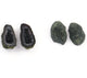 Natural Tabasco Geode Pairs -- With Sparkling Druzy Drusy Cabochon Cab Wholesale For Designer  Matching Pair  #008 - Tucson Beads