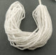 5 Strands White Zircon Faceted Rondelles- Finest Quality Zircon Rondelles Beads 3mm 16 inch strand RB029 - Tucson Beads