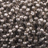 5 Feet Silver Pyrite 3mm-3.5mm Black Wire Rosary Beaded Chain - Beads wire wrapped chain SC206