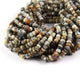 1 Strand Dendrite Opal Faceted Rondelles - Roundel Beads 6mm-6mm 13 Inches br067 - Tucson Beads
