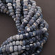 2 Strands Bolder Opal Faceted Round Beads Blue Oregon Rondelles  4-5mm 14.3 Inches BR3110 - Tucson Beads